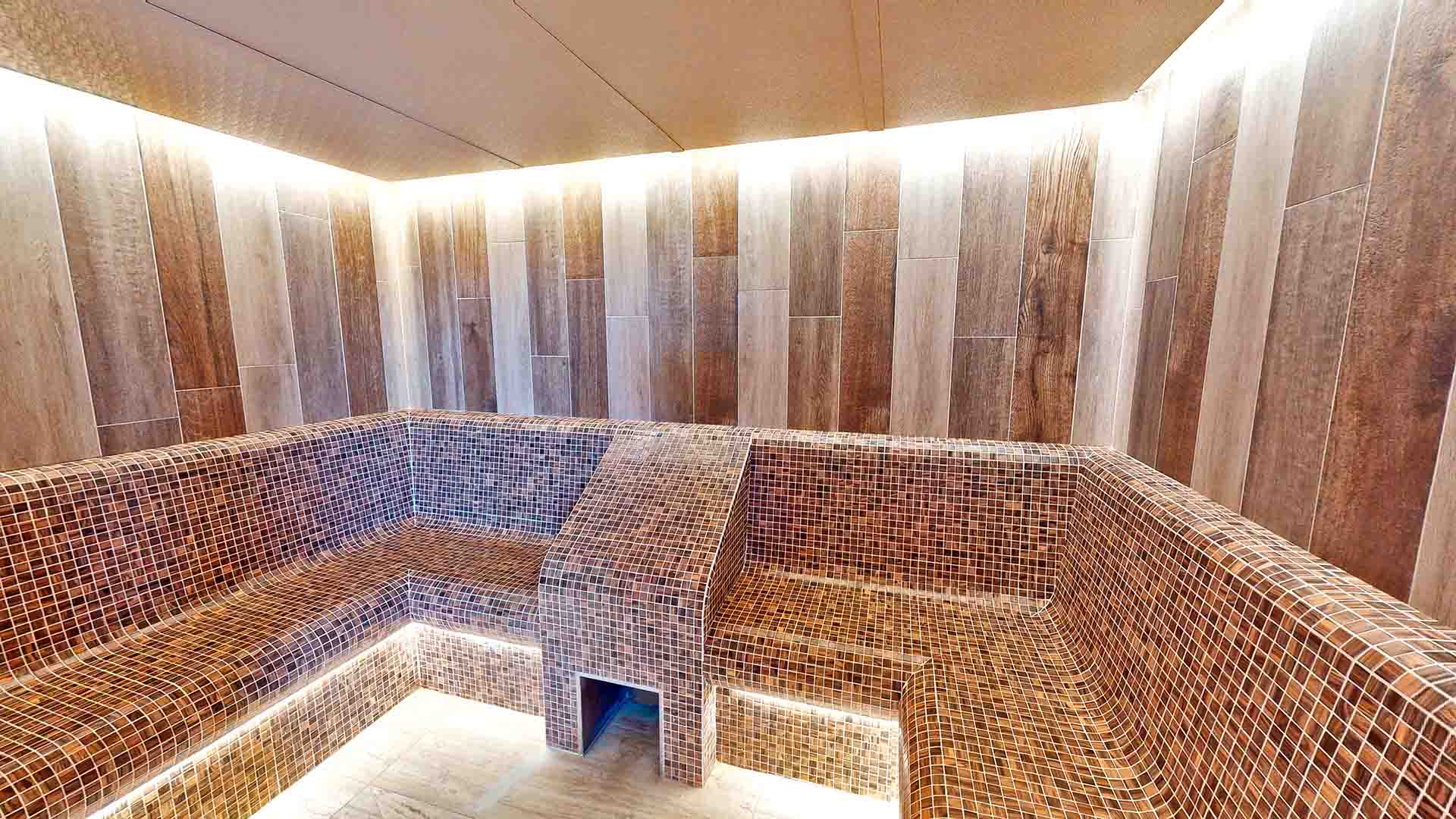 The Steam Cabin at the Spa